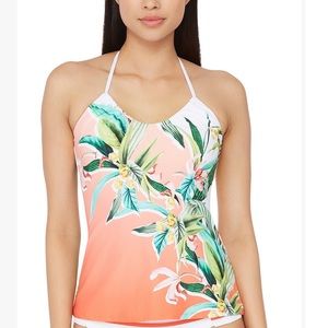 Orange Floral Ombré Costa de Prada Tankini